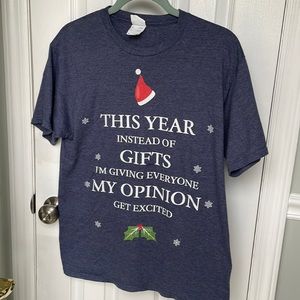 Women’s Navy Novelty Christmas T shirt